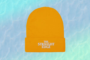 The Straight Edge Beanie in Gold