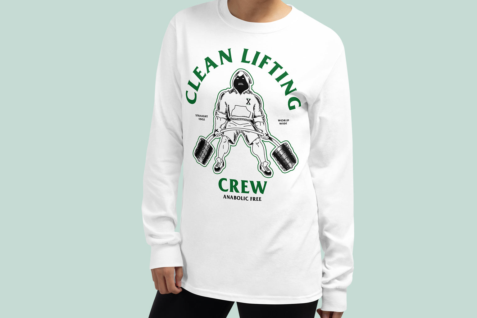 Clean Lifting Crew Long Sleeve Tee