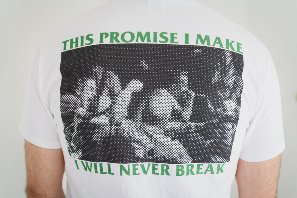This Promise Straight Edge tee in white by STRAIGHTEDGEWORLDWIDE