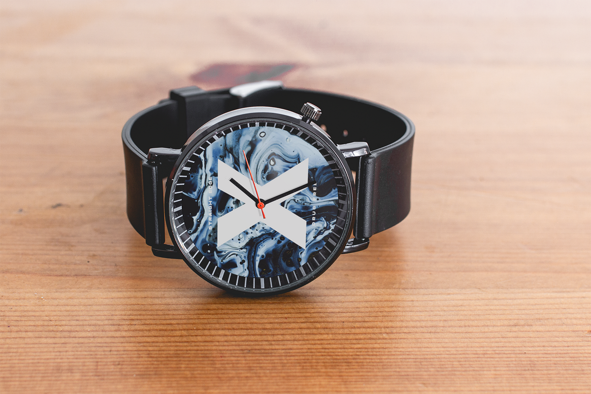 う*ぎ様 STRAIGHT EDGE 腕時計 NYHC ハードコア　ストレートエ SWC-Watch-StraightEdgeXWatch-