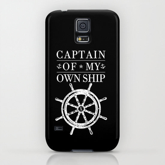 Captain of My Own Ship Phone Case