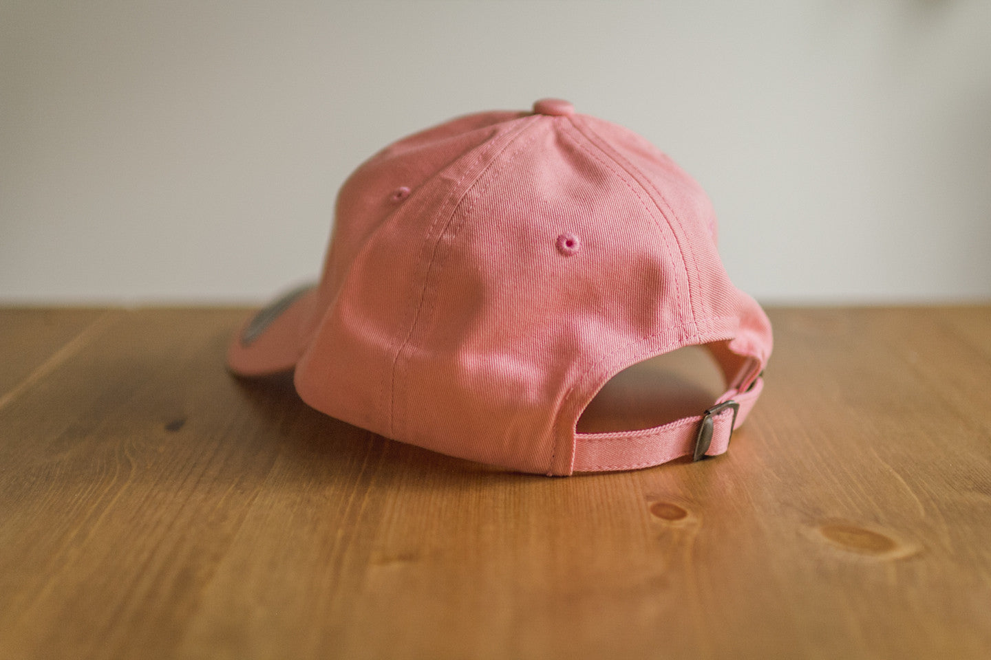 The Straight Edge Dad Hat in Pink