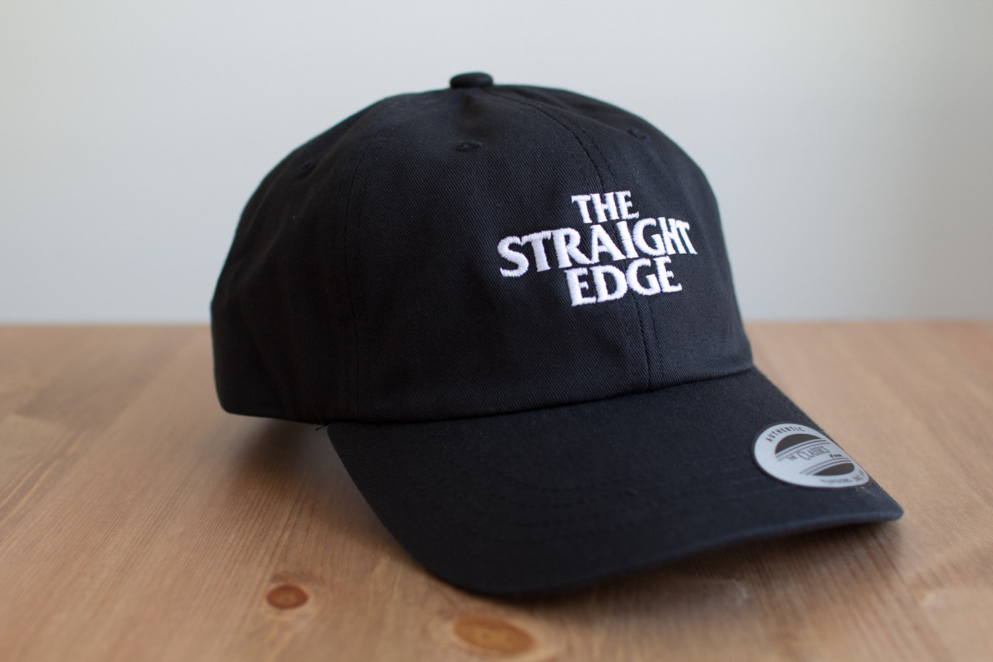 The Straight Edge Dad Hat in Black