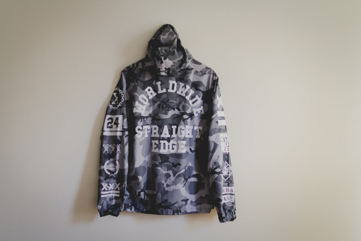 Ladies Winter Camo Windbreaker – STRAIGHTEDGEWORLDWIDE Store