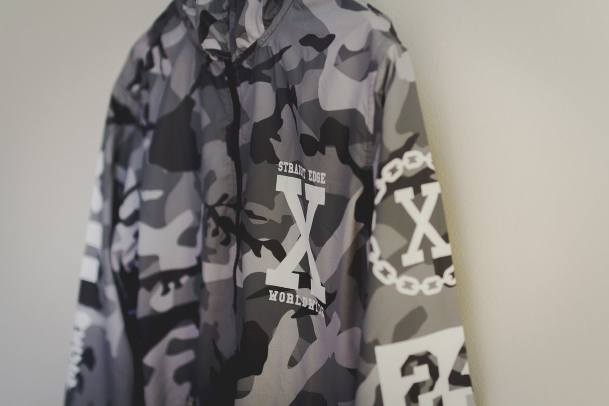 Ladies Winter Camo Windbreaker – STRAIGHTEDGEWORLDWIDE Store