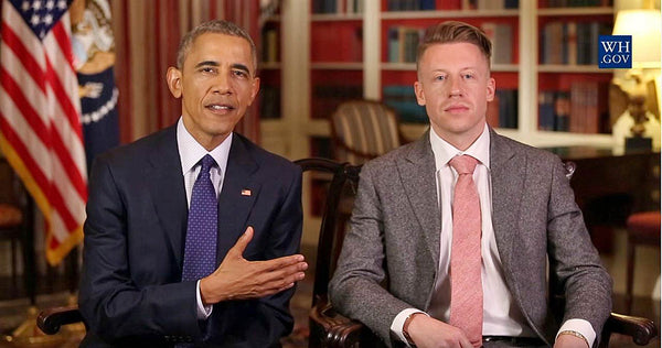 [VIDEO] Macklemore, Obama speak out on opioid addiction, treatment program initiatives