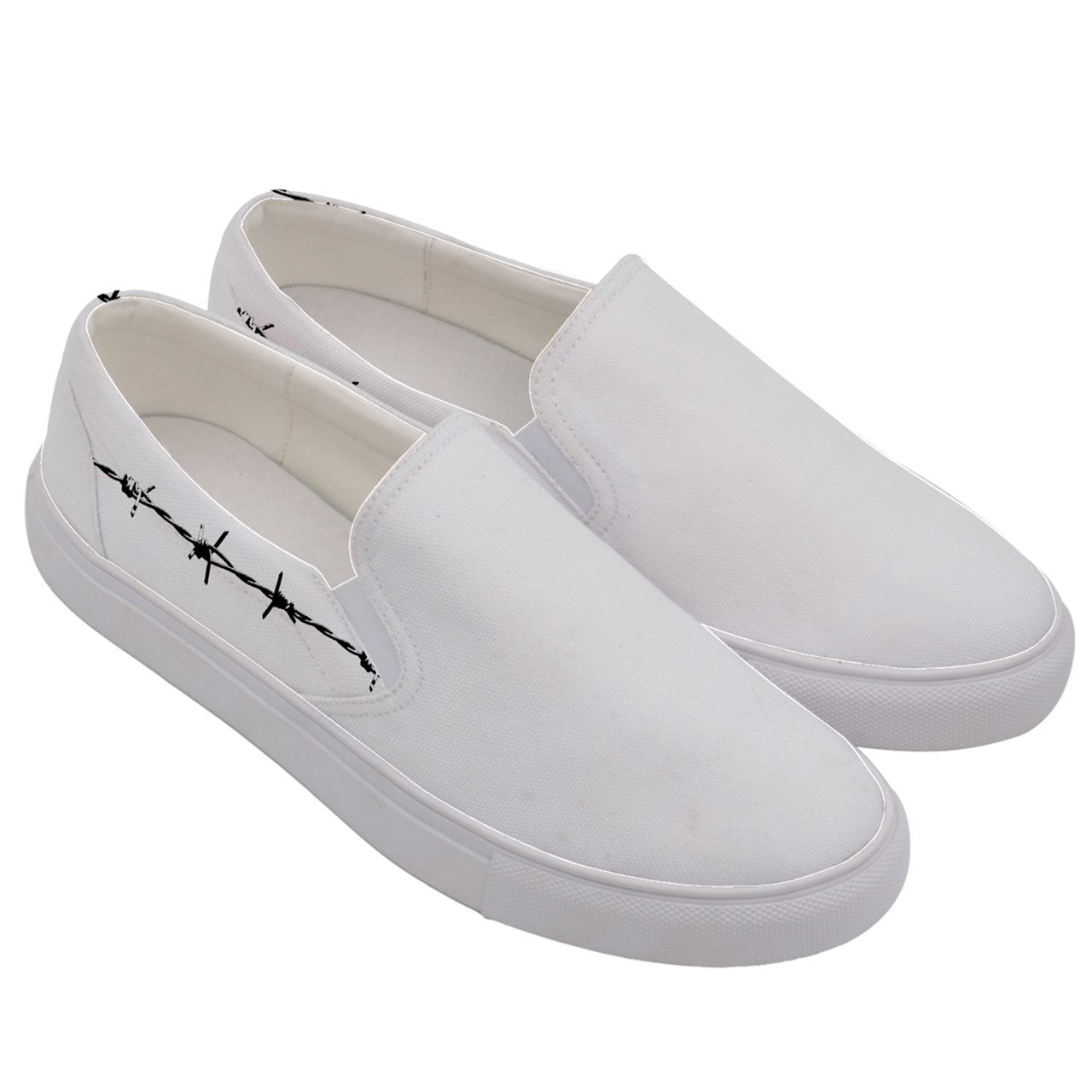 Barbed Wire Slip On Shoes