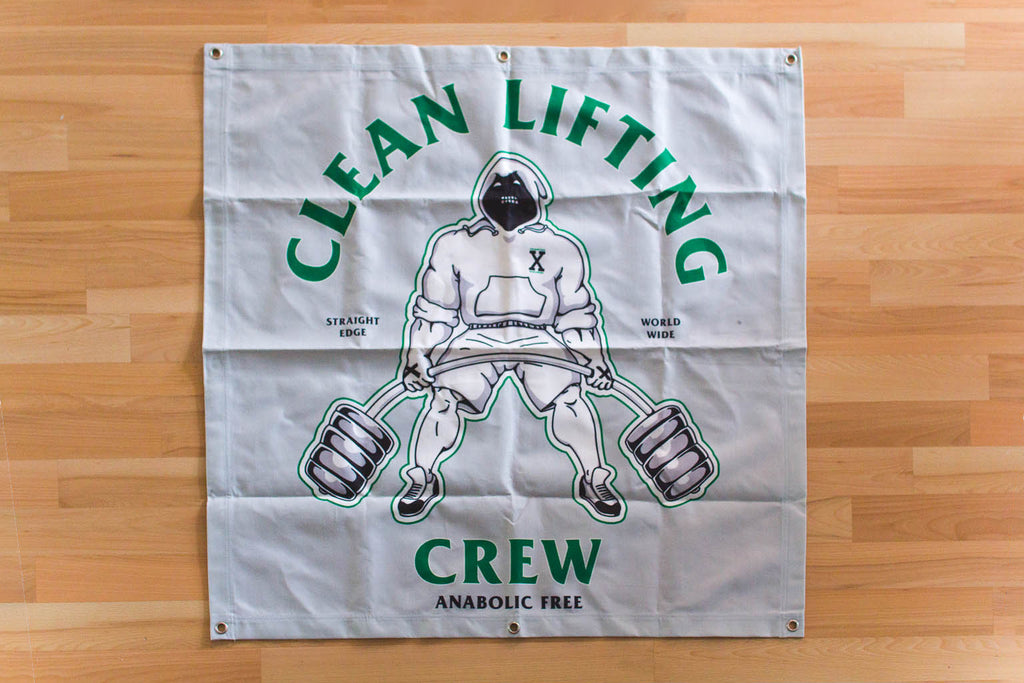 Clean Lifting Crew Anabolic Free Straight Edge banner by STRAIGHTEDGEWORLDWIDE