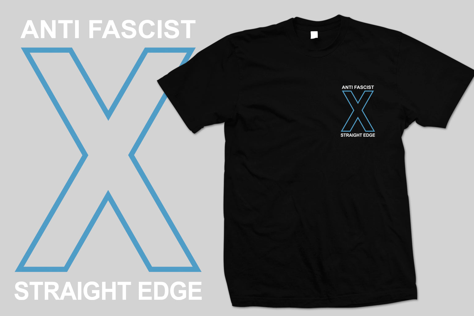Your Time Will Come Straight Edge Tee in Black