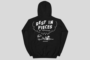 Rest In PIeces Drug Free Straight Edge hoodie by STRAIGHTEDGEWORLDWIDE