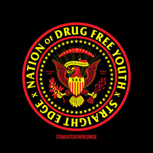 Nation of Drug Free Youth Straight Edge by STRAIGHTEDGEWORLDWIDE