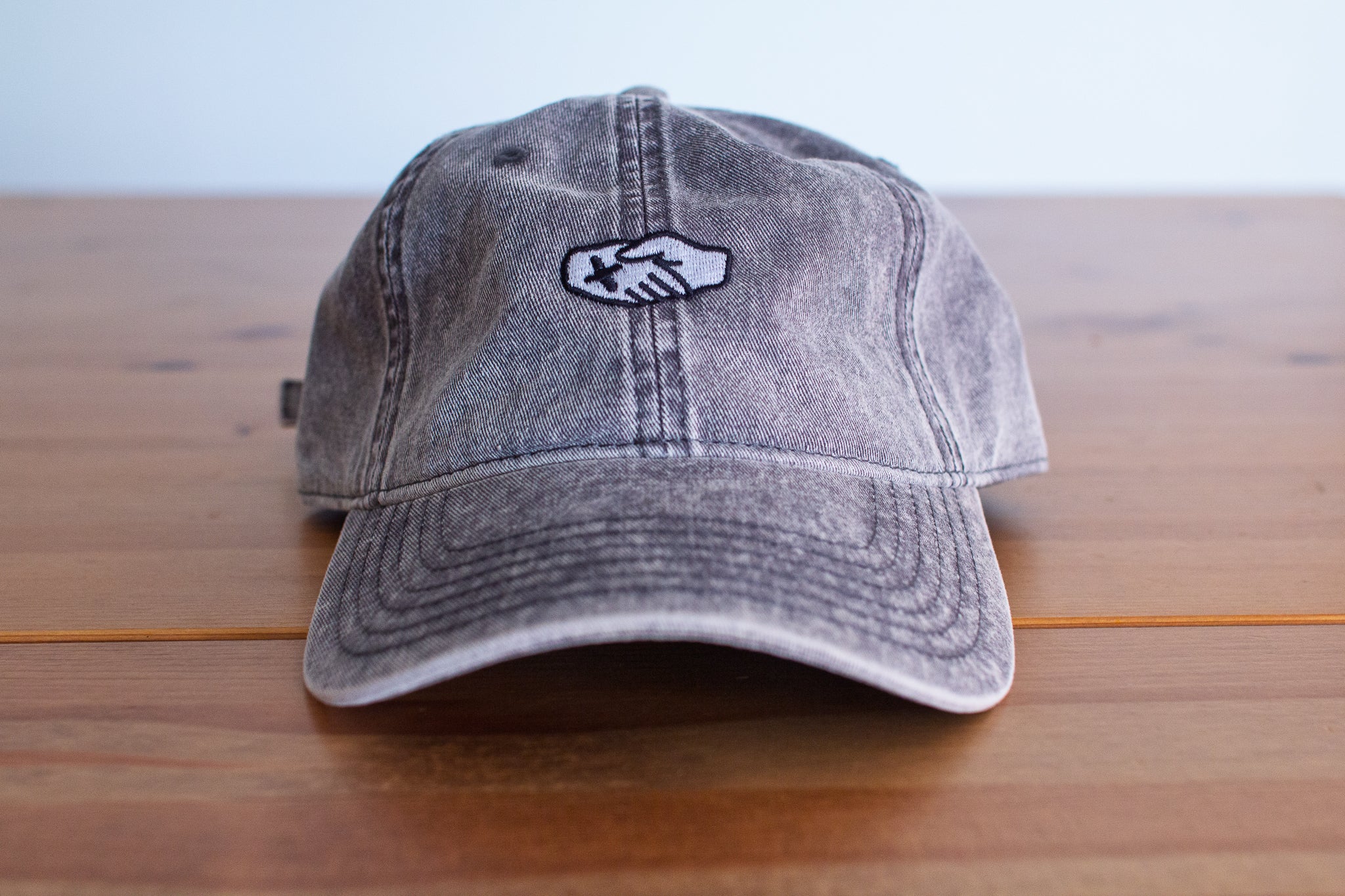 Straight Edge Handshake Dad Hats