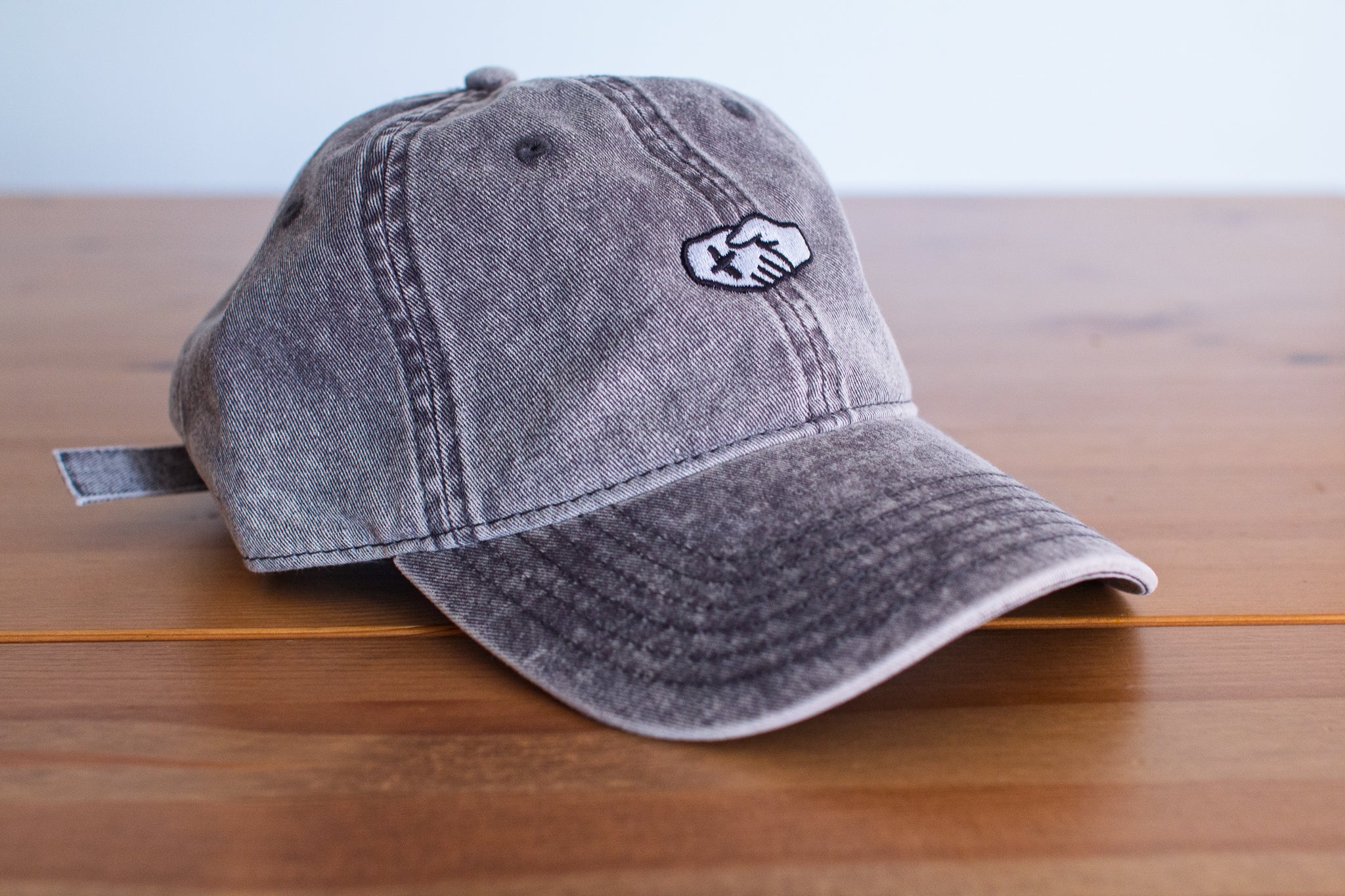 Straight Edge Handshake Dad Hats