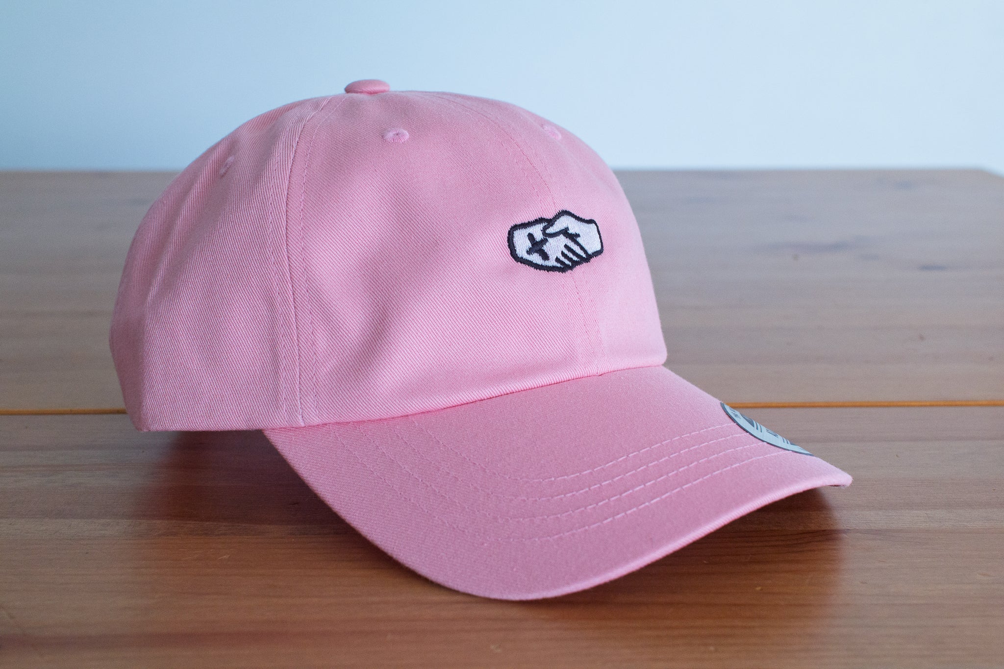 Straight Edge Handshake Strapback Dad Hats