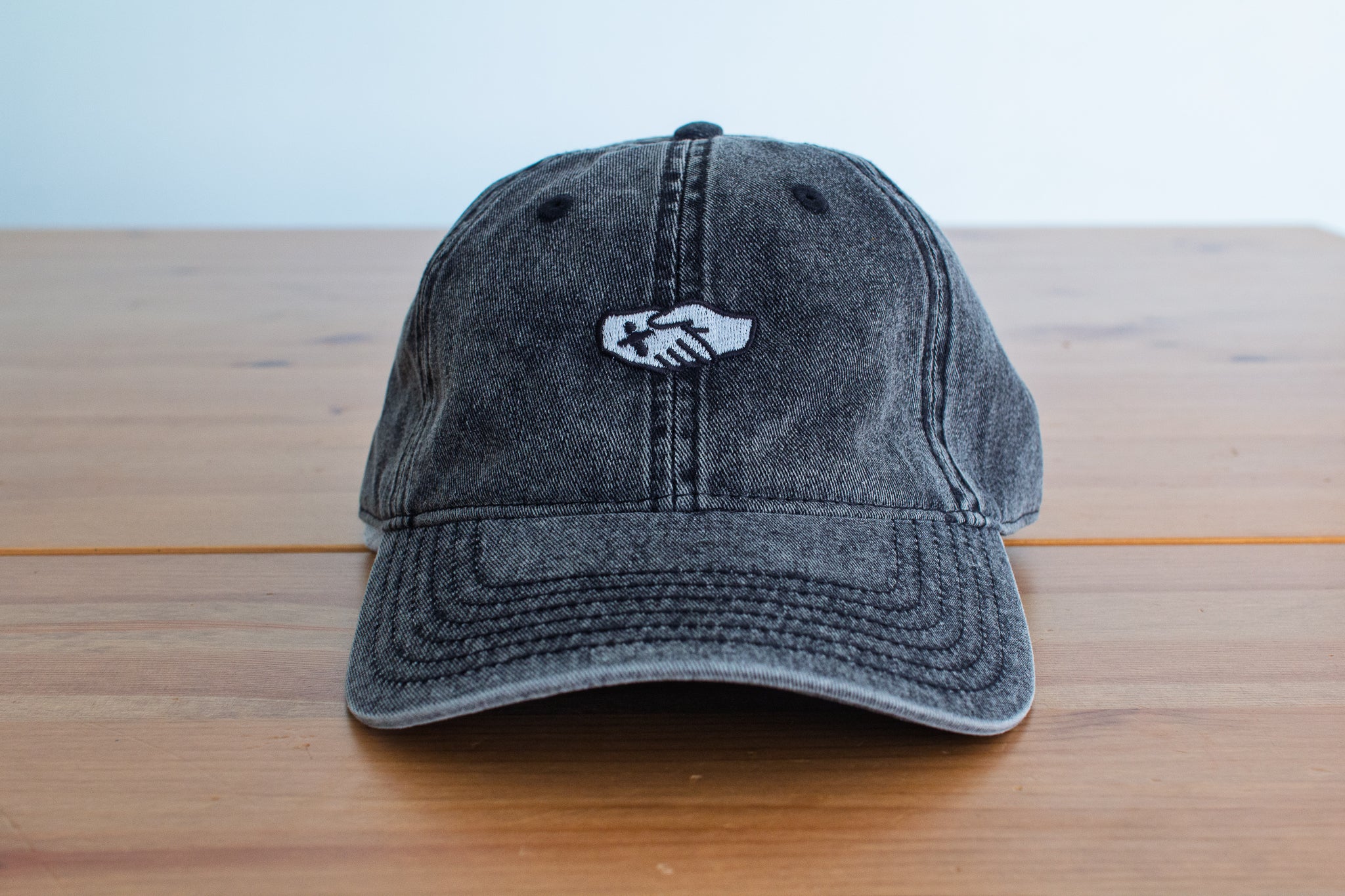 Straight Edge Handshake Dad Hats