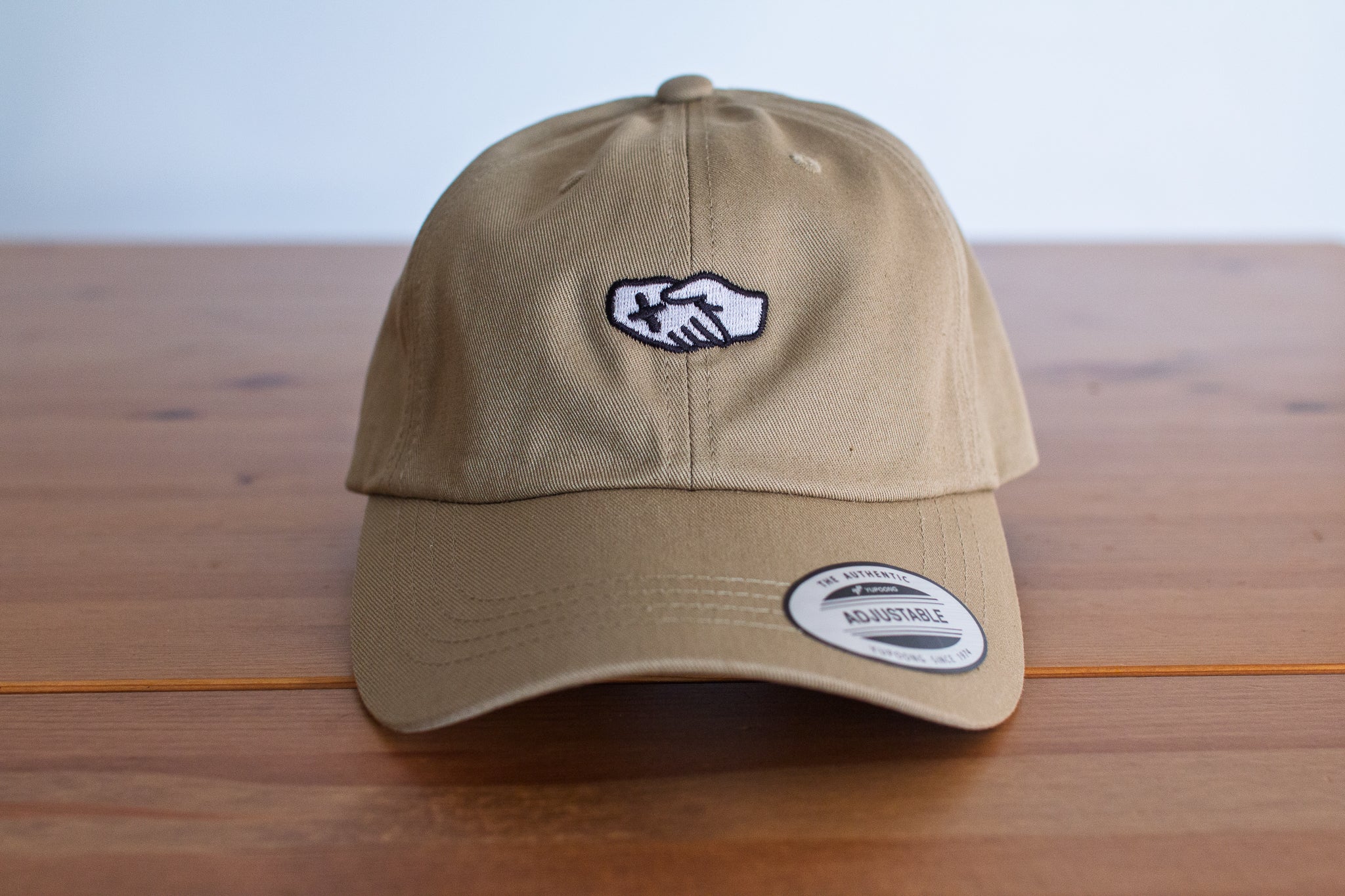 Straight Edge Handshake Strapback Dad Hats