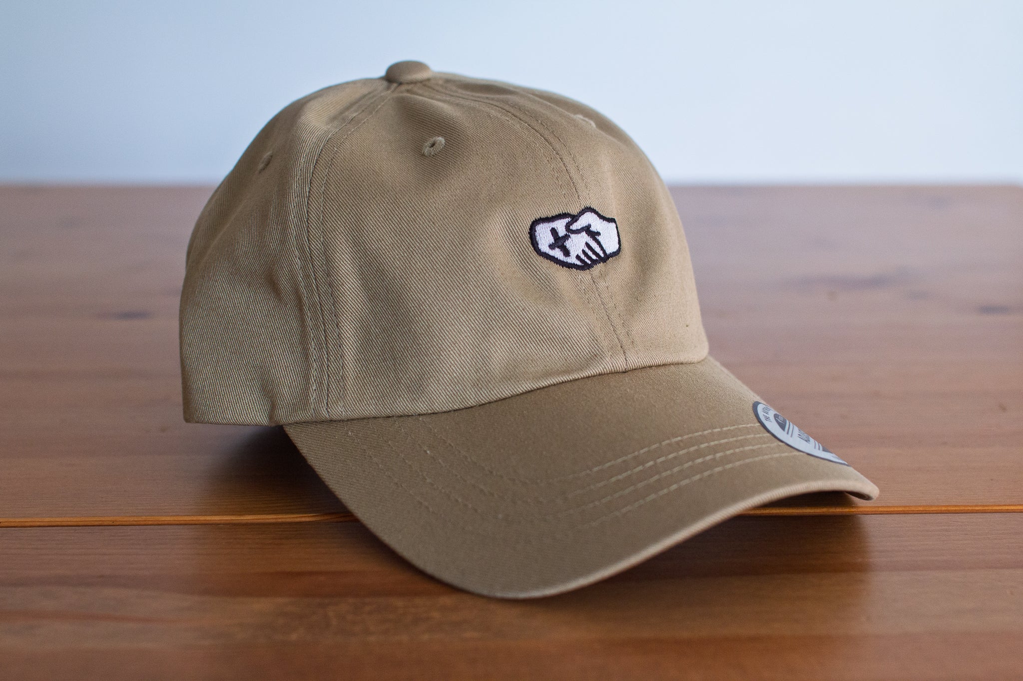 Straight Edge Handshake Strapback Dad Hats