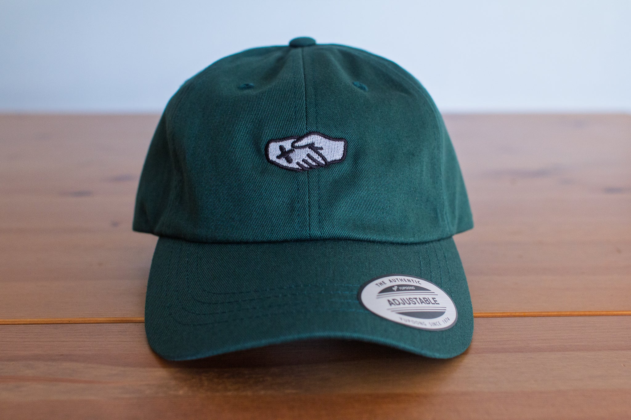 Straight Edge Handshake Strapback Dad Hats