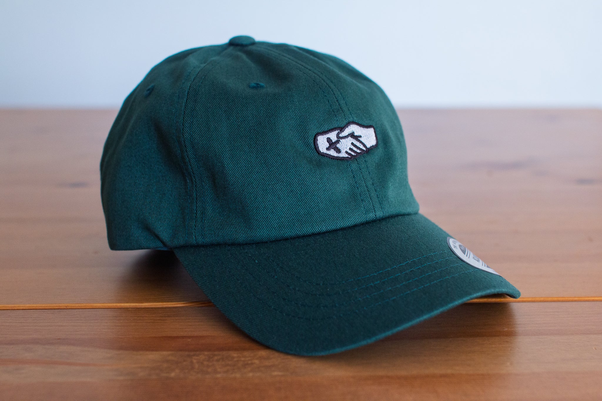 Straight Edge Handshake Strapback Dad Hats