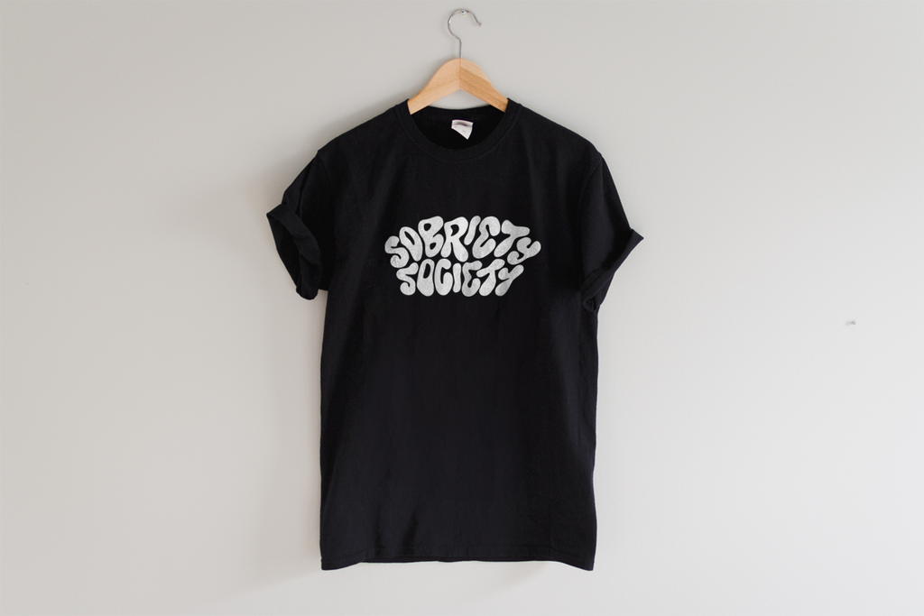 Sobriety Society Straight Edge black t-shirt by STRAIGHTEDGEWORLDWIDE