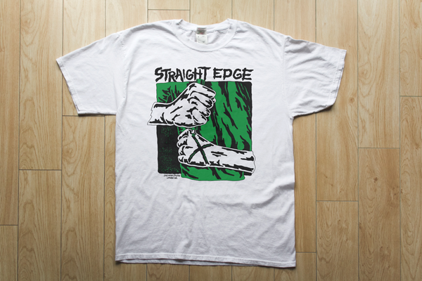 Straight Edge Marker Tee in White – STRAIGHTEDGEWORLDWIDE