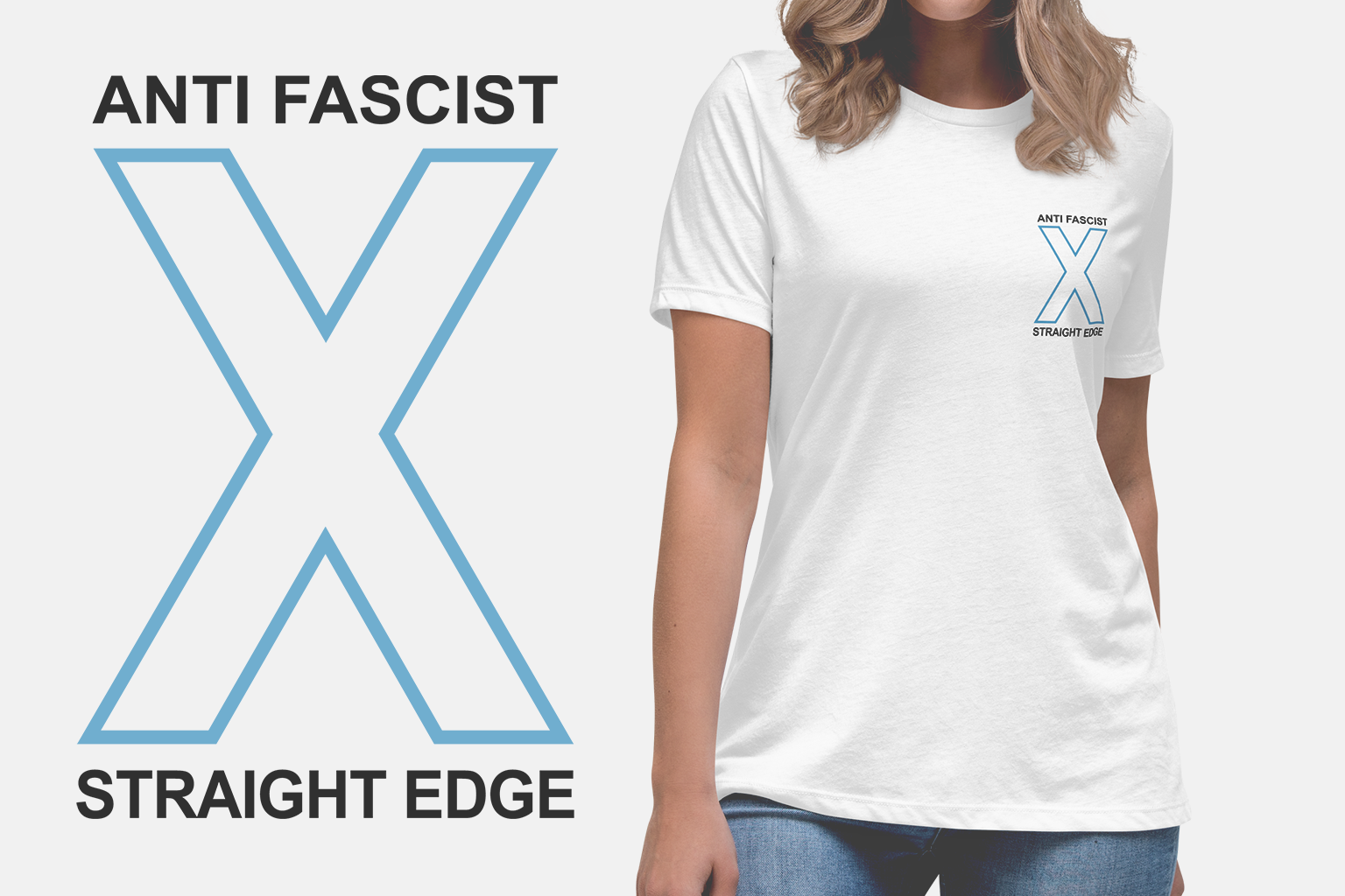 Ladies Your Time Will Come Straight Edge Tee in White