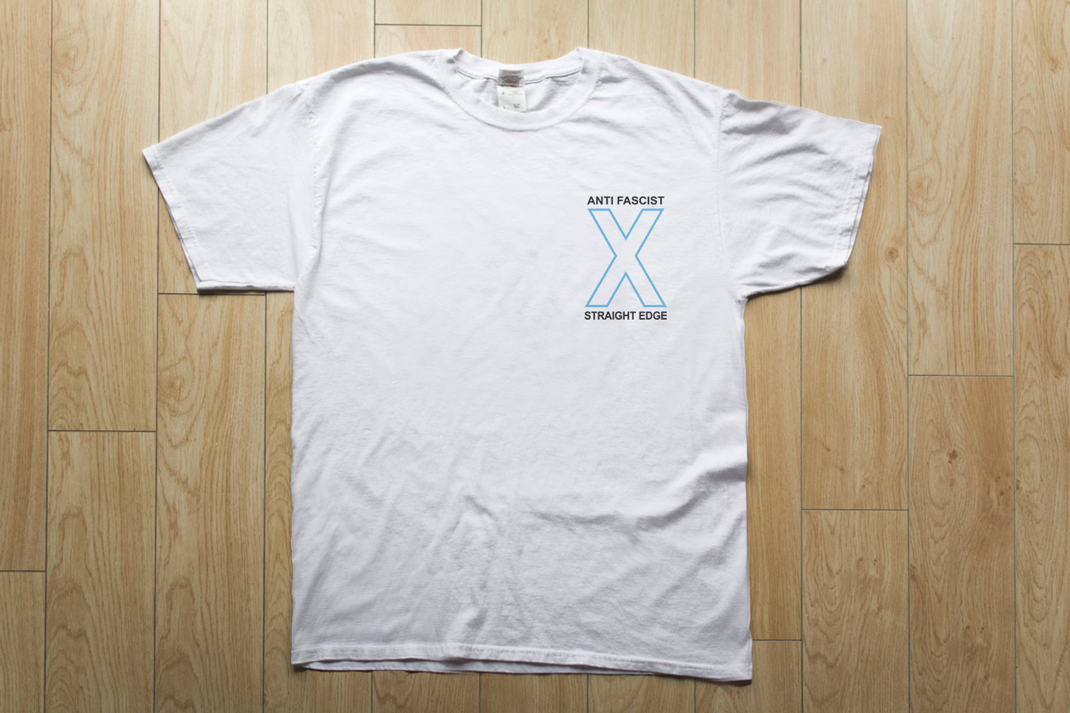 Your Time Will Come Straight Edge Tee in White