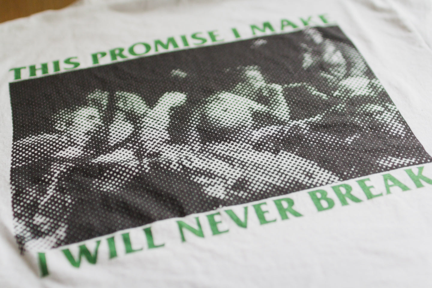 This Promise I Make, I Will Never Break Straight Edge tee on STRAIGHTEDGEWORLDWIDE