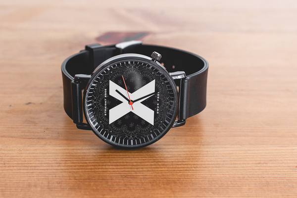 Straight Edge ストレートエッジ - Xデザイン Watch 時計 Straight Edge X Watch in Black Paisley – STRAIGHTEDGEWORLDWIDE
