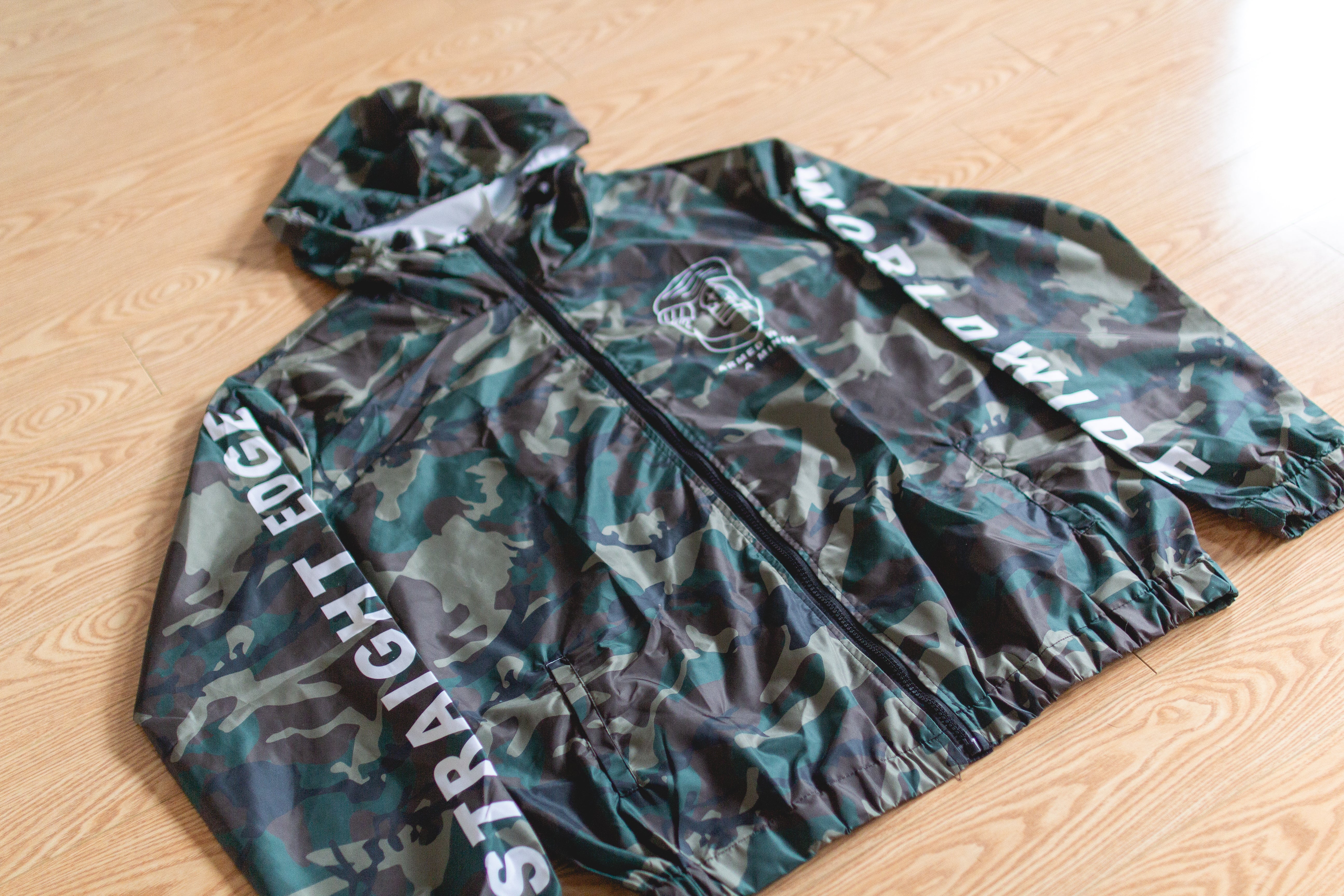 Armed With A Mind Straight Edge Windbreaker