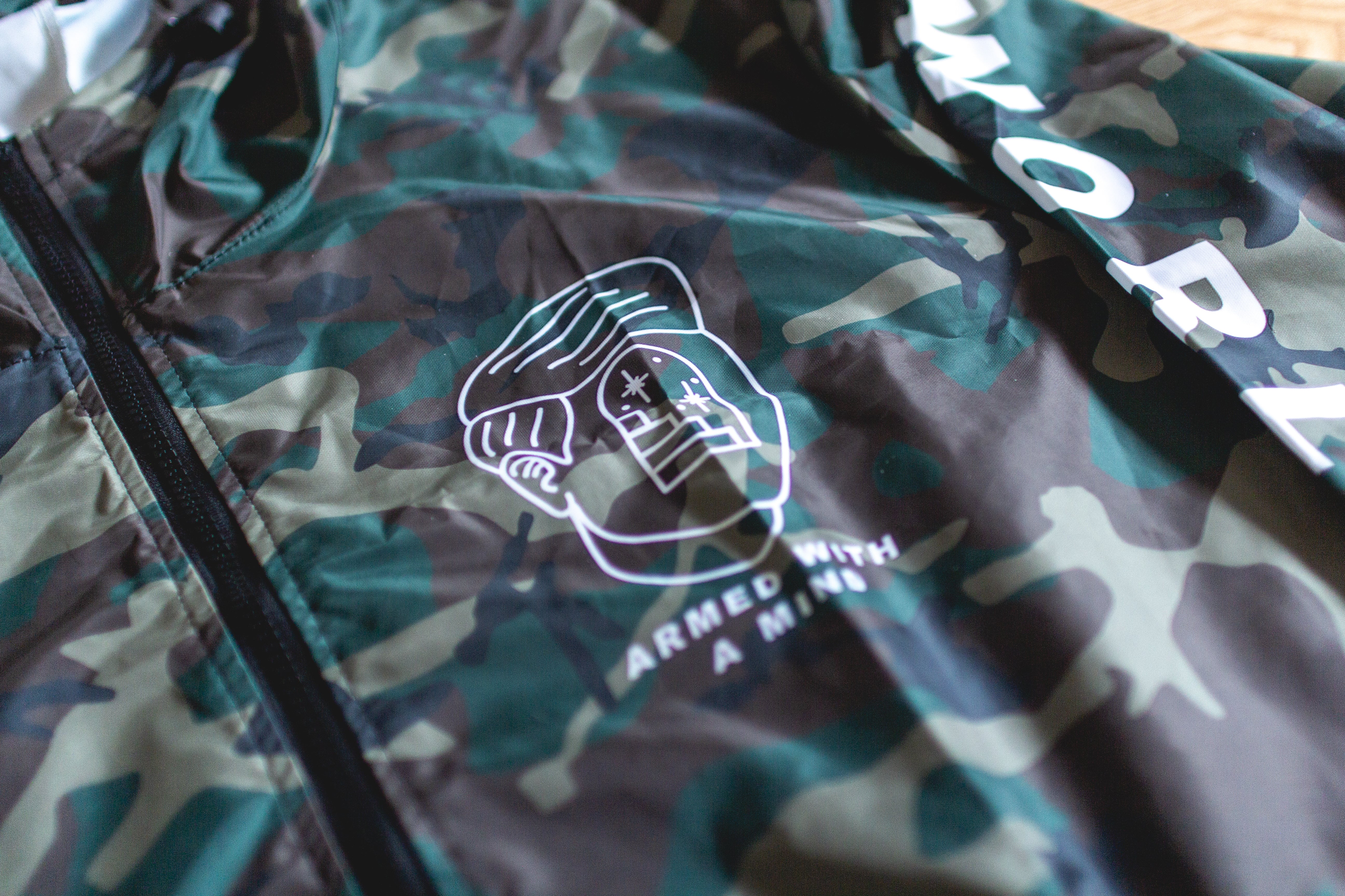 Armed With A Mind Straight Edge Windbreaker