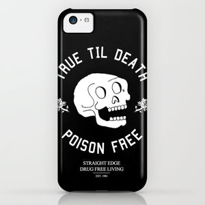 True Til Death Skull Phone Case