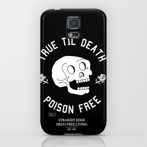True Til Death Skull Phone Case