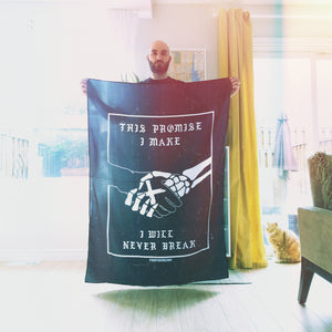 This x Promise Straight Edge Flag Banner by STRAIGHTEDGEWORLDWIDE