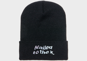 Nailed to the X Beanie in Black
