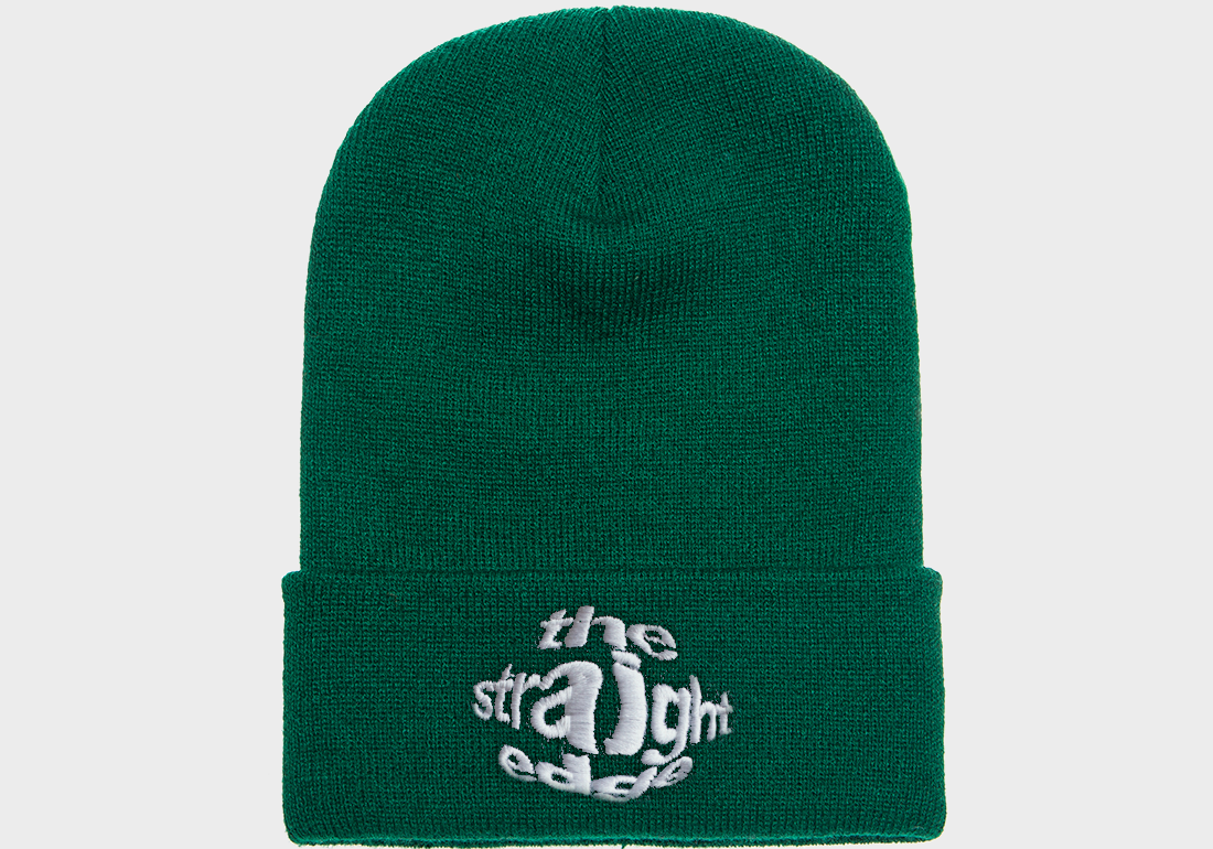 The Straight Edge Beanie in Spruce Green