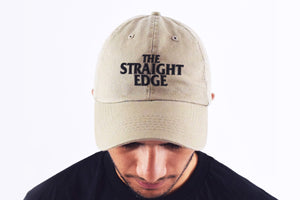 The Straight Edge Dad Hat in Stone