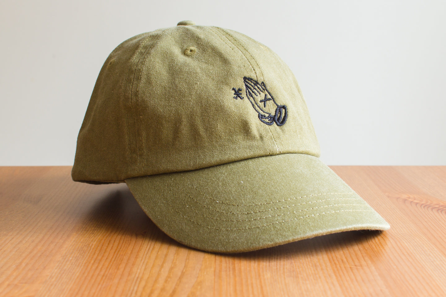 XIIICurse Straight Edge Dad Hat in Dyed Khaki