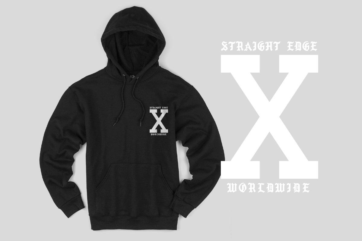 This x Promise Straight Edge Hoodie in Black by STRAIGHTEDGEWORLDWIDE