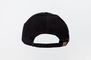 Straight Edge Dad Hat in Black