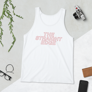 The Straight Edge drug free tank top in white by STRAIGHTEDGEWORLDWIDE
