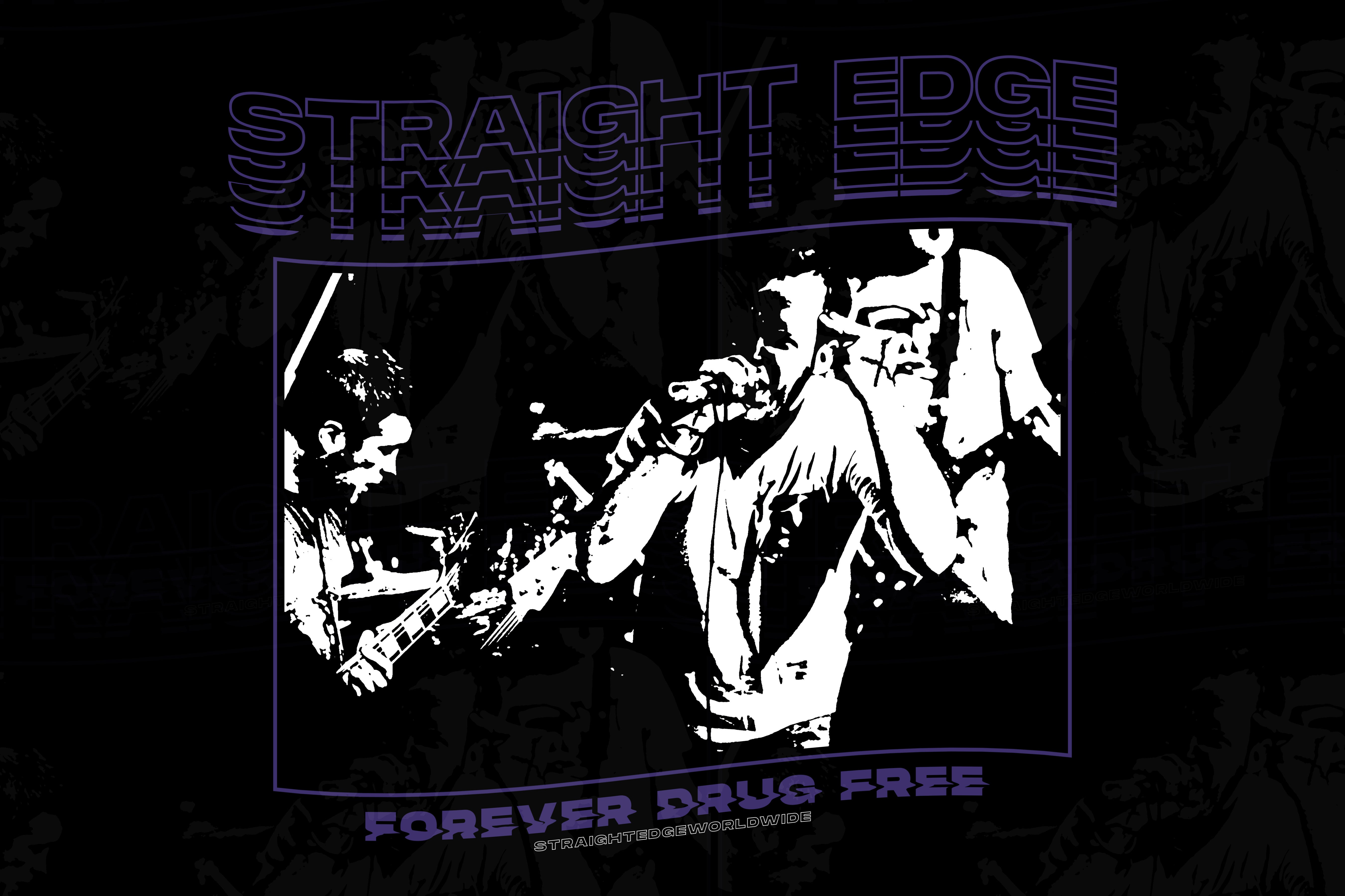 Forever Drug Free Straight Edge Tee