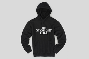 The Straight Edge hoodie in black