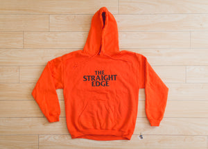 The Straight Edge hoodie in orange by STRAIGHTEDGEWORLDWIDE