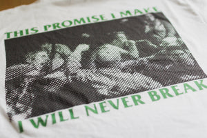 This Promise Straight Edge tee shirt in white by STRAIGHTEDGEWORLDWIDE