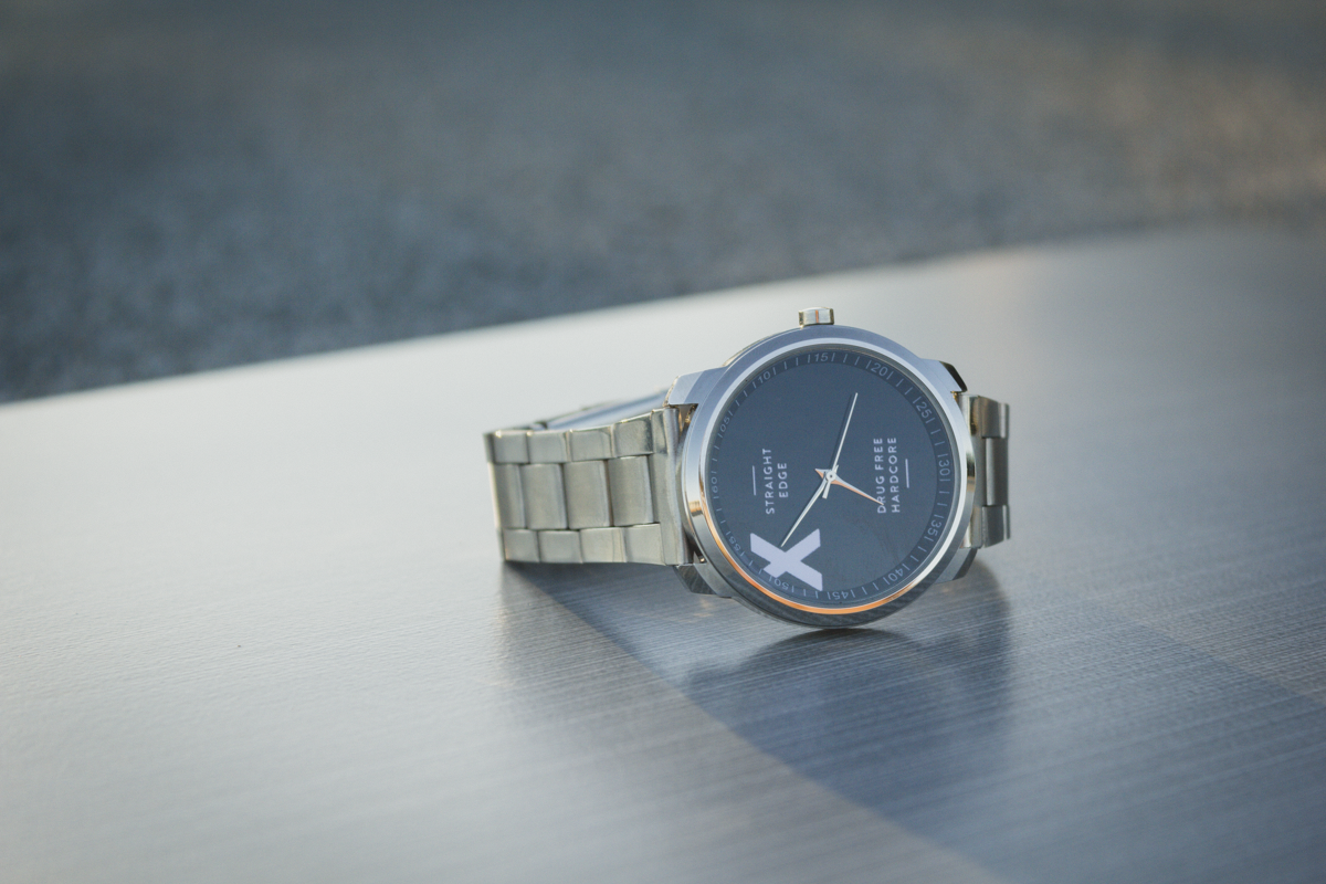 Clean Stainless Steel Watch – STRAIGHTEDGEWORLDWIDE