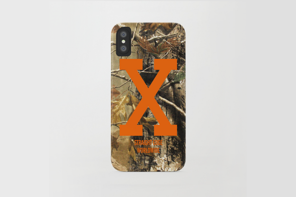 xBLAZEx Straight Edge iPhone X Phone Case by STRAIGHTEDGEWORLDWIDE