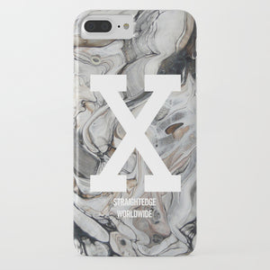 Straight Edge phone case in gray marble by STRAIGHTEDGEWORLDWIDE