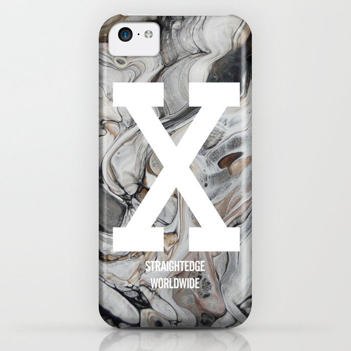 Straight Edge phone case in gray marble by STRAIGHTEDGEWORLDWIDE