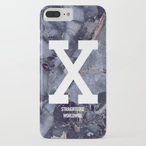 xBLUE MARBLEx Phone Case